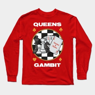 Quotes & Styles - The Queens Gambit - Red Long Sleeve T-Shirt